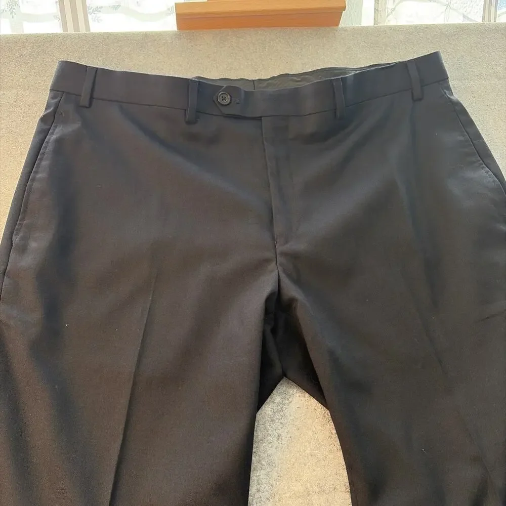 Lauren Ralph Lauren Mens Classic fit Dress Pants 38 / 30 Navy Blue Solid